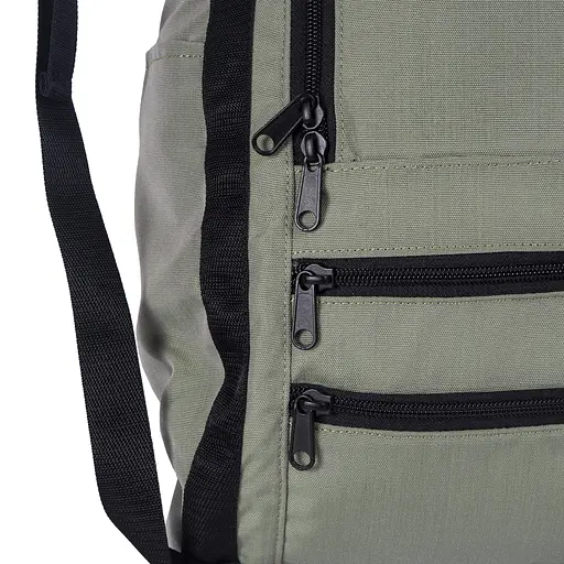 Рюкзак-антивор OOLOO Капля 45х27х14 см, оливковый 631/414 - фото 5