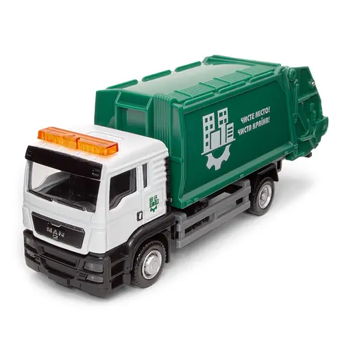 Ігровий набір "Сміттєвоз Мan" TechnoDrive 250431U з аксесуарами, масштаб 1:64 - фото 6