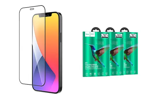 Защитное стекло Hoco A19 для iPhone 12/12 Pro 6.1 дюйм полного покрытия - фото 6
