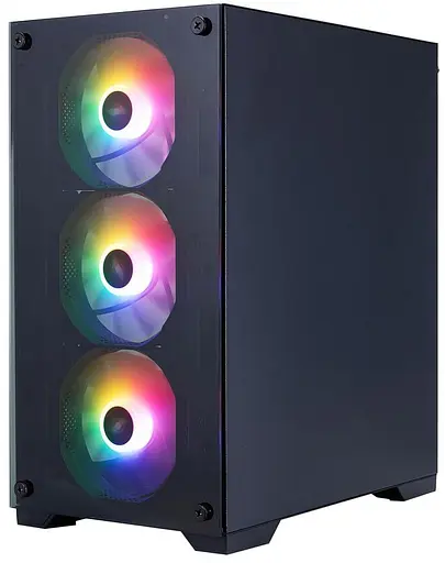 Корпус 1stPlayer X2-M-BK-4F7 Black без БП (X2-M-BK-4F7) - фото 9