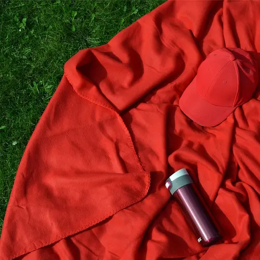 Плед флісовий Bergamo Warm з чохлом 180х150 см червоний (202311pl-02) - фото 4