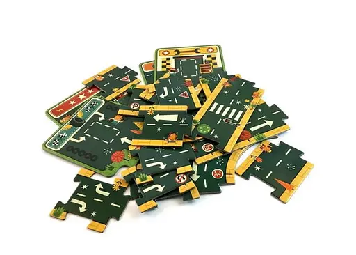 Настольная игра Djeco Пазл Автотраcса, 21 эл. (гигант) (Pop to Play Puzzle: Roads) (DJ07162) - фото 7