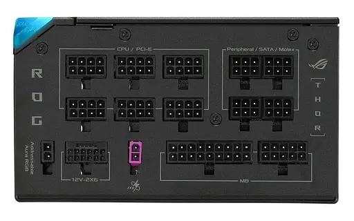 Блок живлення ASUS ROG THOR 1200W 80+ Platinum (ROG-THOR-1200P3-GAMING) (90YE00V2-B0NA00) - фото 5