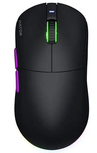 Мышь HATOR Quasar 3 ULTRA 8K Wireless Black (HTM770) Б/у - фото 1