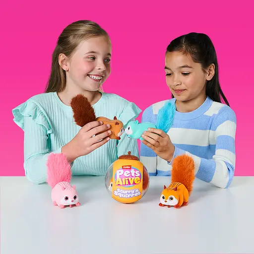 Интерактивная игрушка Pets Alive S1 - Белочка коричневая (9565E) - фото 7