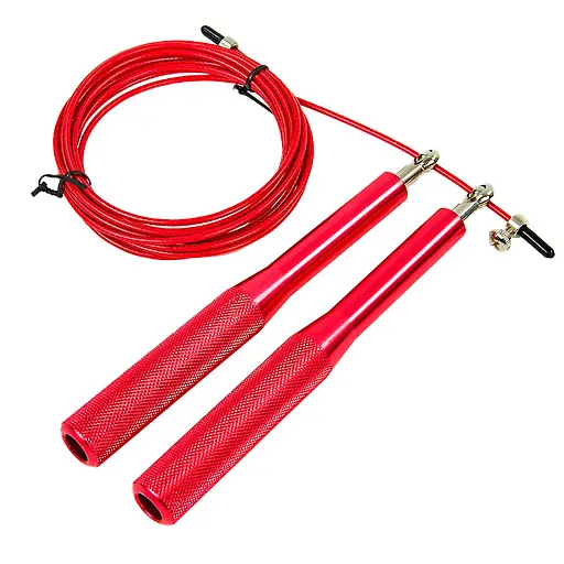 Скоростная регулируемая скакалка Bambi MS 3407(Red) 290 см - фото 1