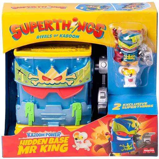 Дитячий ігровий набір Прихована база містера Кінга SuperThings PSTSP112IN240 серії Kazoom Power - фото 1