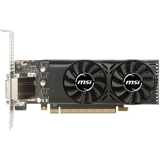 Видеокарта MSI GeForce GTX1050 Ti 4GbTi Low Profile (GTX 1050 TI 4GT LP) Б/У - фото 1