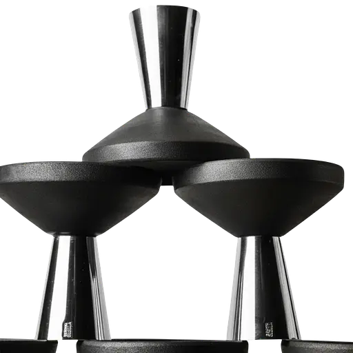 Набор бокалов Barta x GUCULIYA Pogar Glass сет 2 шт. 240 мл Серебряный - фото 1