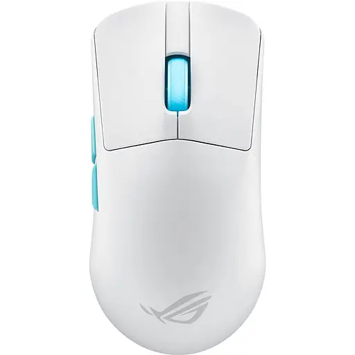 Бездротова миша ASUS ROG Harpe Ace Aim Lab Edition RGB USB-A/WL/BT White (90MP02W0-BMUA10) - фото 1