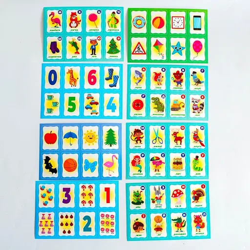 Дитяча настільна гра Ранок Моє перше лото. Вивчаємо букви та цифри 10156027 - фото 10