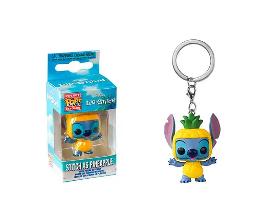 Фигурка брелок Funko Pop Фанко Поп Стич Ананас Лило и Стич Stitch as Pineapple Lilo and Stitch 4 см FPK LS SP