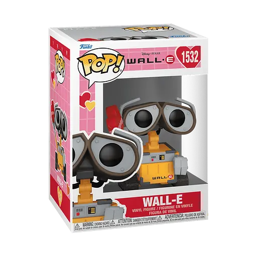 Фігурка Funko Pop Валл-і WALL-E with Heart Box 10 см FP W W 1532 - фото 3