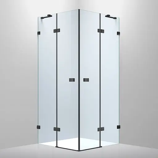 Душевая кабина Volle De la Noche 90x90 без поддона 10-40-194black, прозрачный, черный - фото 1