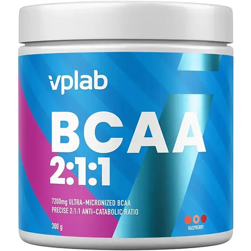 Амінокислота VPLab BCAA 2-1-1 Малина 300 г