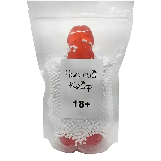 Крафтове мило-член із присоскою Чистий Кайф Red Size XL, натуральне - фото 4