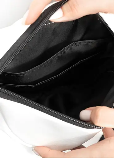 Сумка на пояс бананка Sambag Marina MSG белая 24 х 15 х 8 см (85151008) - фото 7