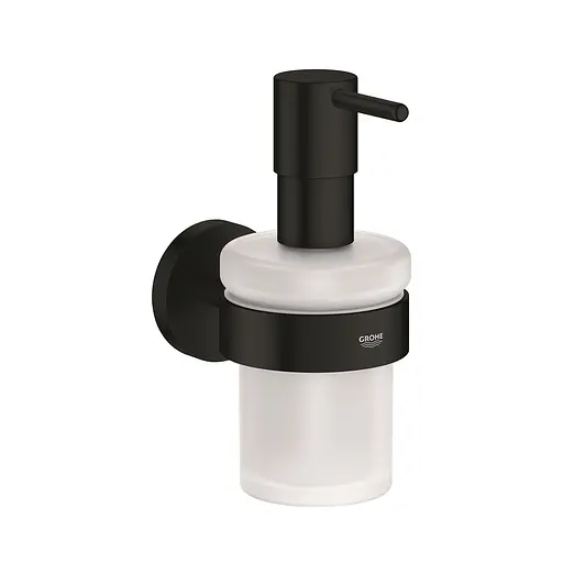Дозатор для рідкого мила Grohe QuickFix Start 411952430, Чорний матовий - фото 1