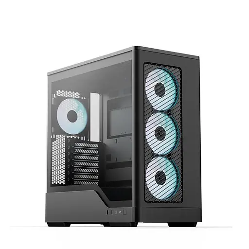 Корпус AeroCool D520A-BK-v1 Black (ACCM-DS05143.11) - фото 9