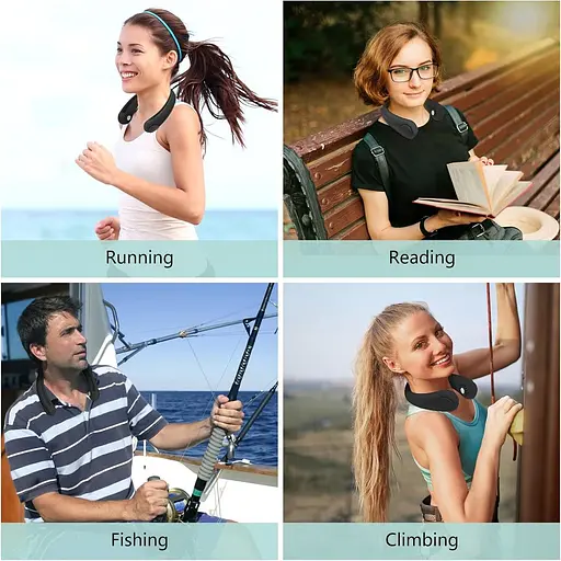 Портативный шейный вентилятор YOULEY 360° Bendable Head - фото 6