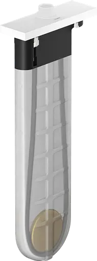 Внешняя часть с прямоугольной розеткой sBox 28010700 белый матовый - фото 1