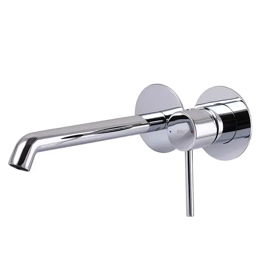 Змішувач для умивальника TOPAZ LOFT TLF 32235-H39-C вбудований у стіну латунний для ванної кімнати стильний і надійний - фото 8