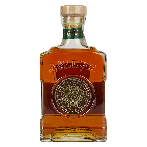 Коньяк Украины Довбуш Карпатский 4 звездочки 40% 0.5 л - фото 3