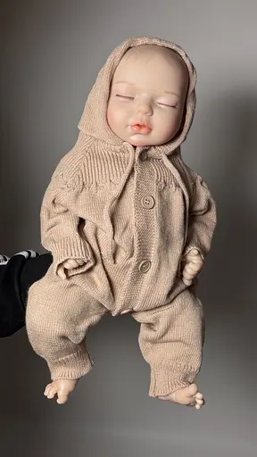 Пупс - функціональний, датчик руху, звуки: сміх, плач, засинає, висота: 42 см - фото 2