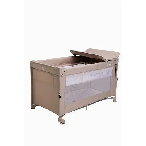 Кровать-манеж VELANO Tino со вторым ярусом и пеленатором Beige (46161) - фото 3