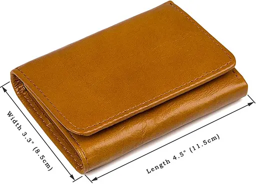 Жіночий шкіряний гаманець Vintage 11х8.5 см acs0015720 - фото 9