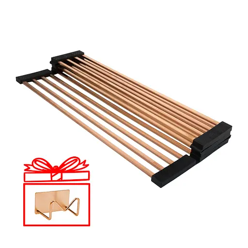 Нержавіючий килимок для мийки золотий Nett KG-16 (45) - фото 1