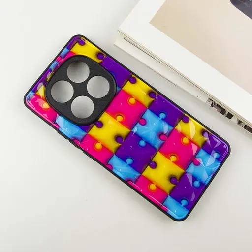 TPU+PC чохол Epik Prisma Fluffie для Xiaomi Redmi Note 14 Pro 5G Puzzle - фото 3