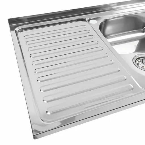 Кухонная мойка из нержавеющей стали Valeso полировка 8050 R (0,7/160 мм), Polish - фото 4