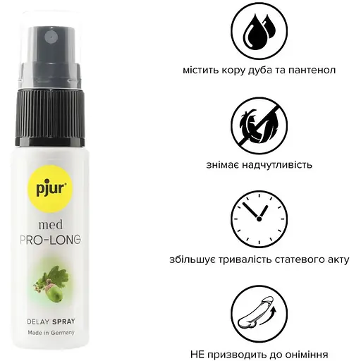 Пролонгувальний спрей Pjur MED PrOlong Spray 20 мл - фото 2