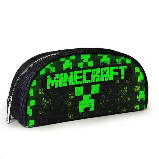 Пенал шкільний Minecraft Кріпер 23х10х8 см з принтом для хлопчика (02799)