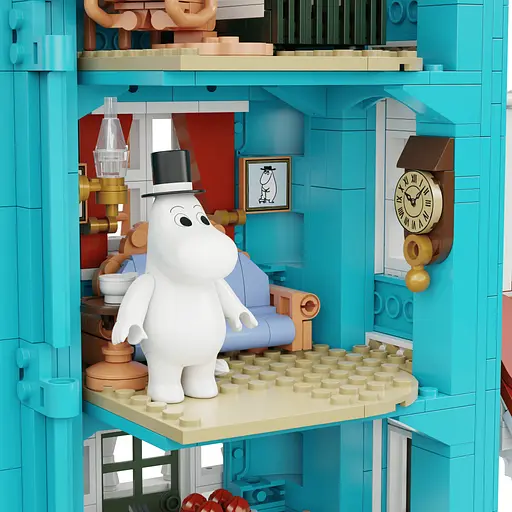 Конструктор Pantasy Moomin Домик Муми-троллей (87201) - фото 3