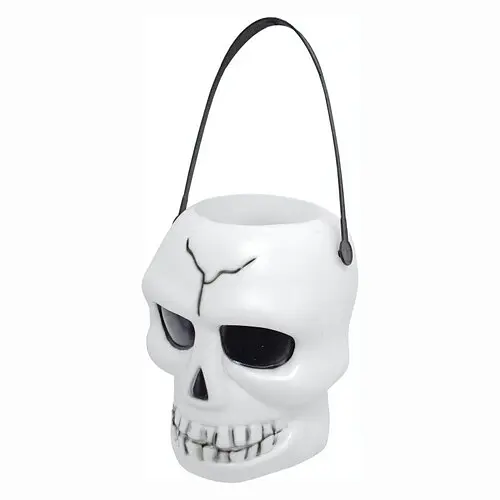 Череп светящийся декор на Хеллоуин. - фото 1