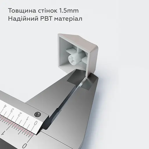 Набір кейкапів Dark Project Keycaps PBT Dark Project KS-48 (DP-KS-0048) сiро-бiлi - фото 5