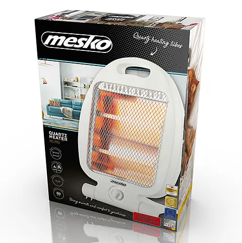 Галогенний обігрівач Mesko MS 7710 - фото 8