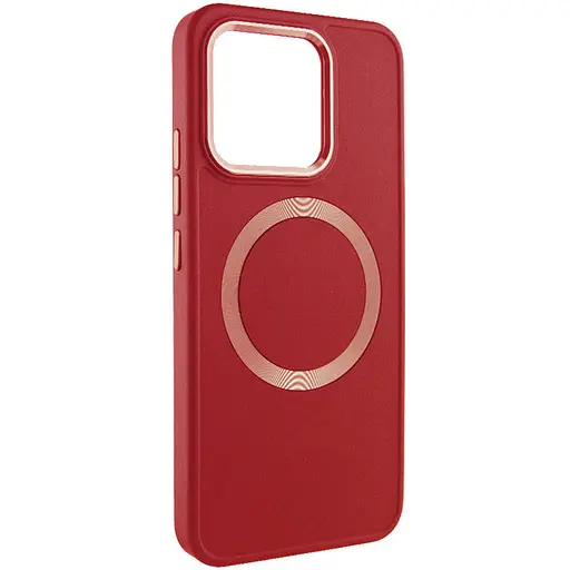 Чехол Epik TPU Bonbon Metal Style with MagSafe для Xiaomi Redmi Note 13 4G Красный/Red