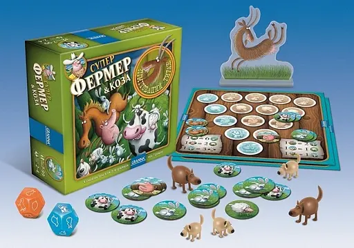 Настольная игра Granna Суперфермер & Коза (Super Farmer & Goat) (83491) - фото 3