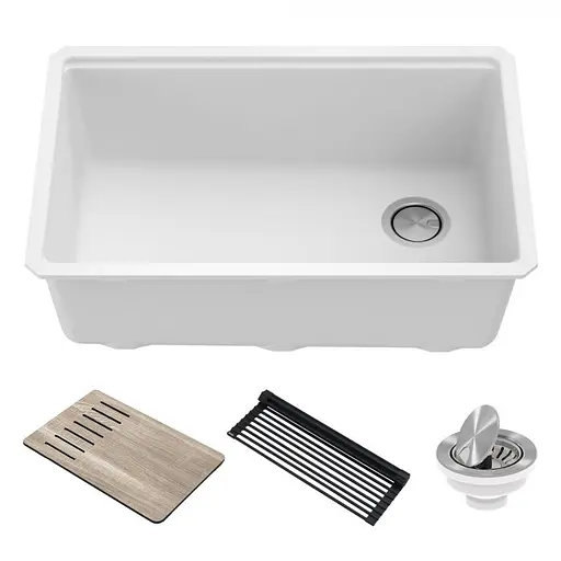 Кухонная мойка Kraus Bellucci KGUW1-30WH, Белый - фото 1
