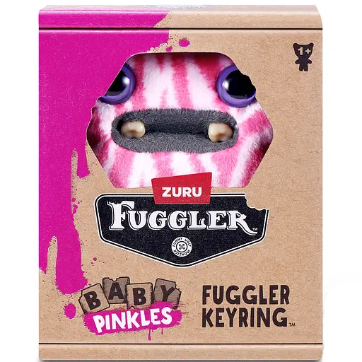М'яка іграшка-брелок Fuggler Baby Pinkles Бебі Смугляшко 8 см (15759A) - фото 4