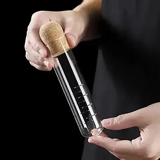 Стеклянный заварочный инфузер колба для заваривания чая Серебристый 88260 - фото 7