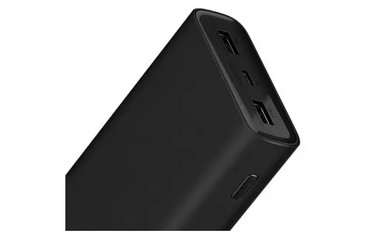 Зовнішній акб Xiaomi Power Bank 3 Pro PLM07ZM 2*USB+Type-C 20000mAh Чорний - фото 4