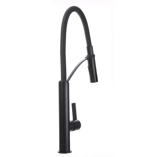 Змішувач для кухні Topaz Sardinia TS 8818-BL Чорний матовий - фото 2