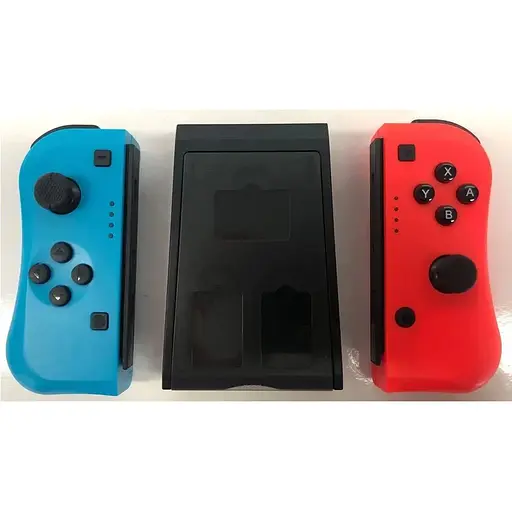 Контроллер Joy pad Wireless Joy con game Controller запасная пара Nintendo Switch - красный и синий - фото 3