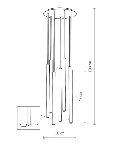 Підвісний світильник Nowodvorski 8918 Laser - фото 2