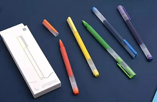 Набір кольорових ручок Xiaomi Mi Gel Ink Pen 5шт (MJZXB03WC) - фото 2