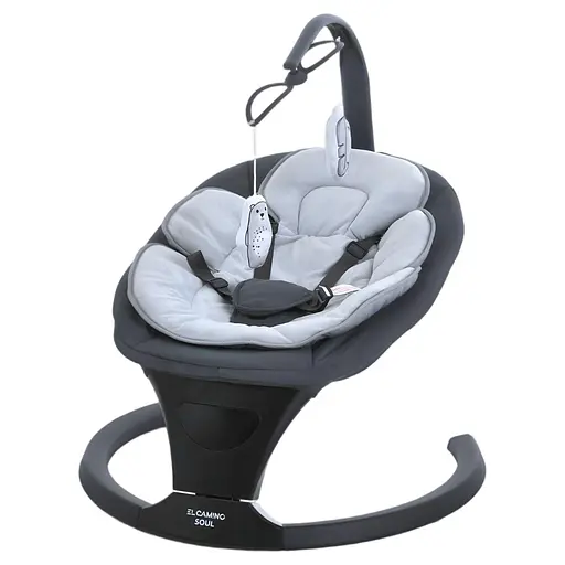 Колыбельный центр El Camino ME 1175 Soul Dark Gray с музыкой, таймером и дистанционным управлением